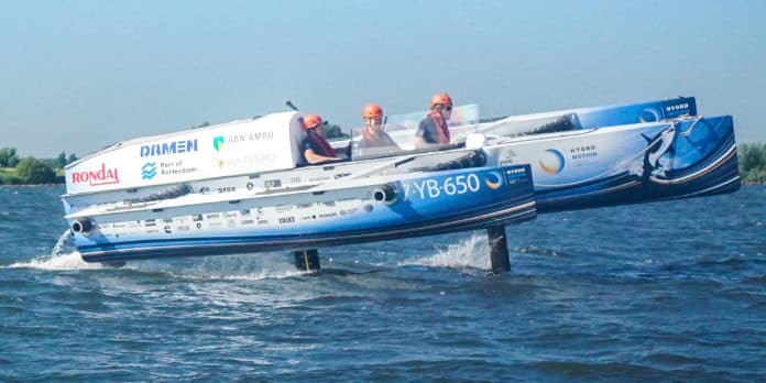 Eerste vliegende waterstofboot
