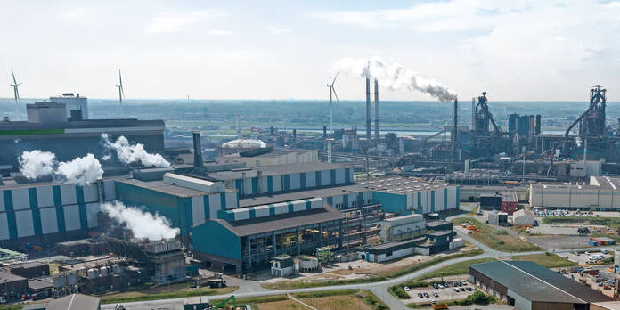 Tata Steel milieu-installatie staalproductie in Nederland